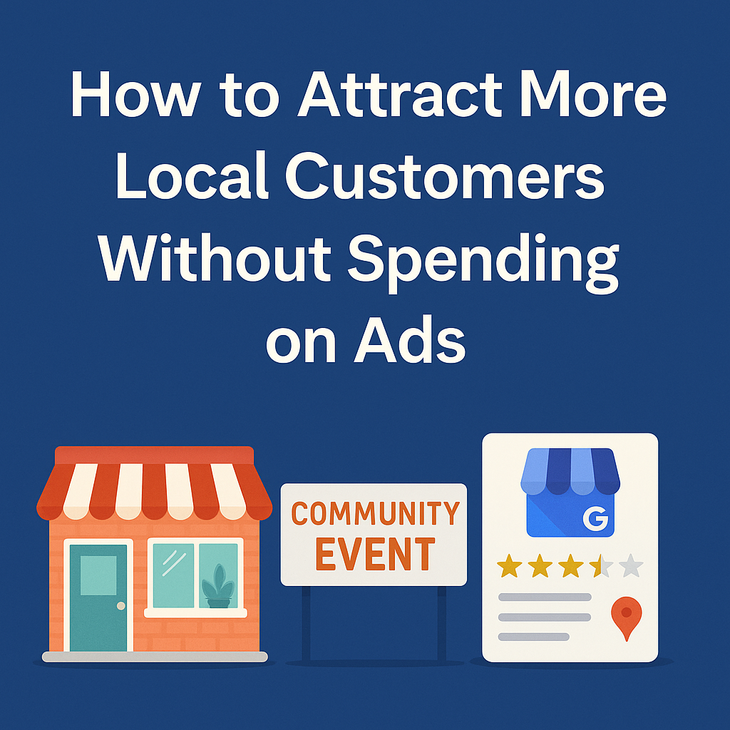 How to Attract More Local Customers Without Spending on Ads